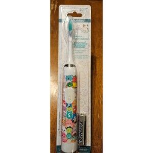 New Battery Operated Sonic Toothbrush Kids Squishmallow Soft Brush Buddies